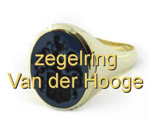 zegelring Van der Hooge