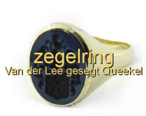 zegelring Van der Lee gesegt Queekel