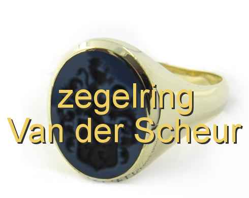 zegelring Van der Scheur