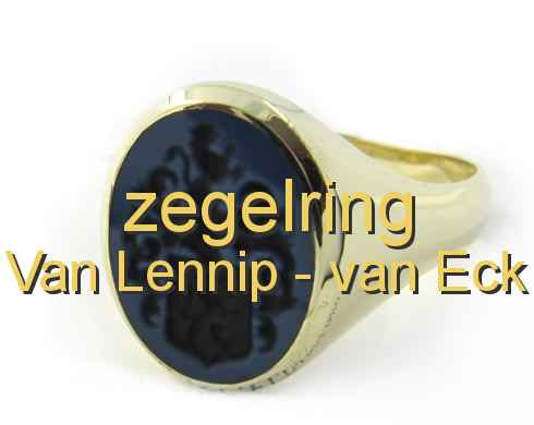 zegelring Van Lennip - van Eck