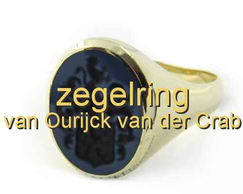 zegelring van Ourijck van der Crab