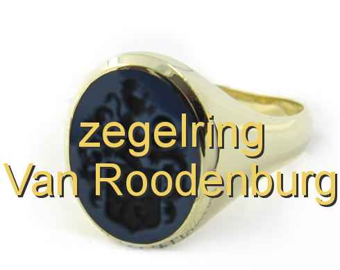 zegelring Van Roodenburg