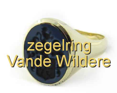 zegelring Vande Wildere