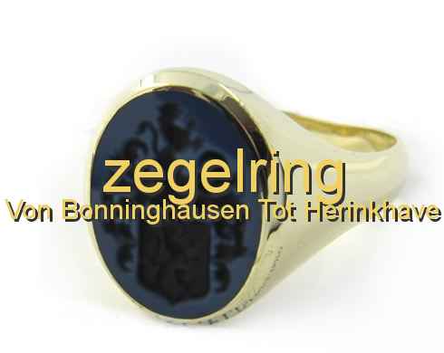 zegelring Von Bönninghausen tot Herinkhave