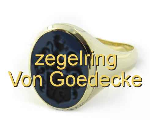 zegelring Von Goedecke