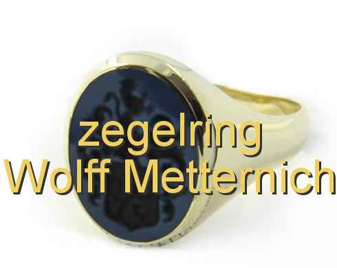 zegelring Wolff Metternich